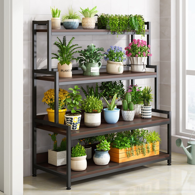 [4] 블랙 호두 블랙 랙 83*40*120cm (두꺼운 라미네이트)