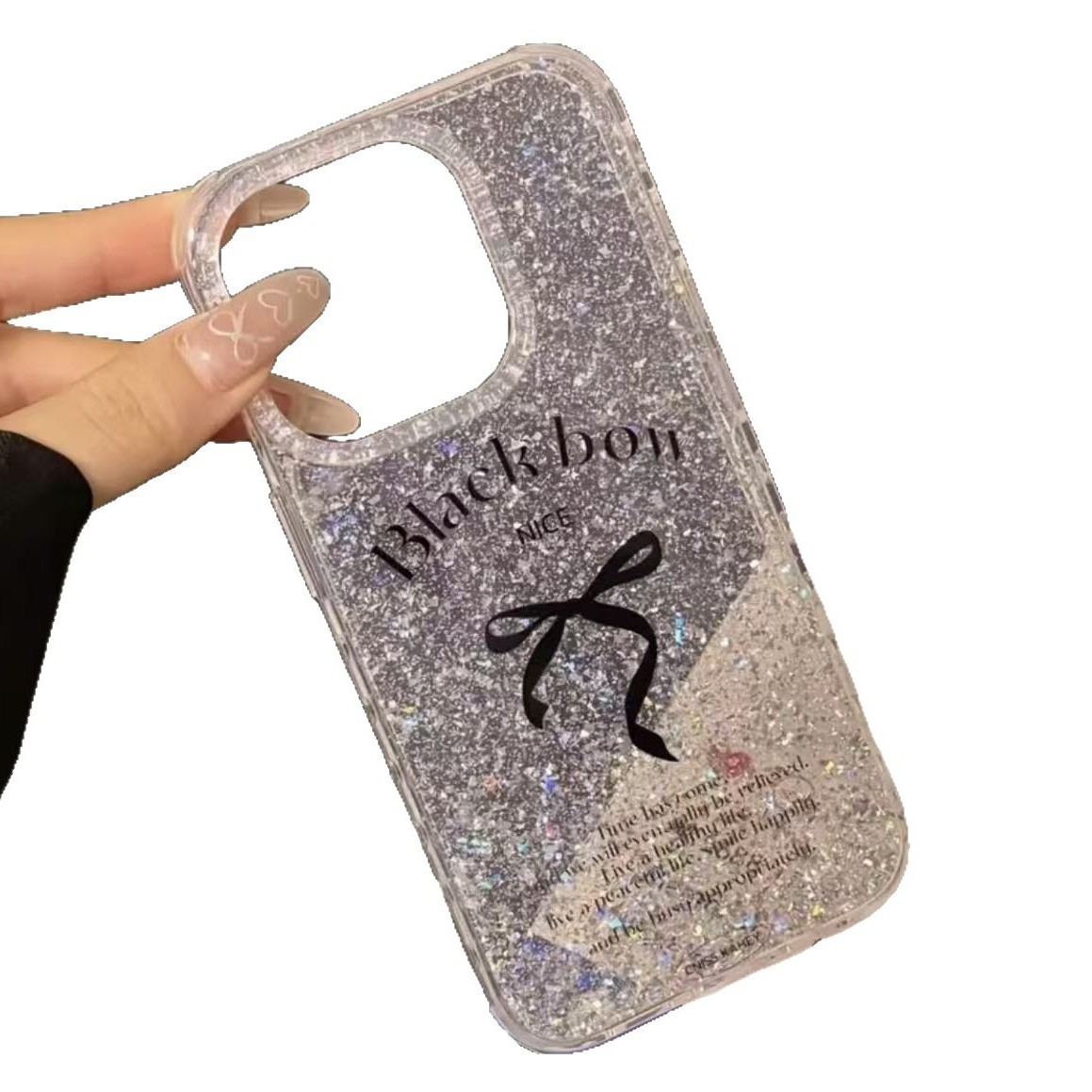 Polvo de brillo IMD transfronterizo para estuche para teléfono móvil iphone15 Apple 15/14pro Japón y Corea 13/12 femenino 11