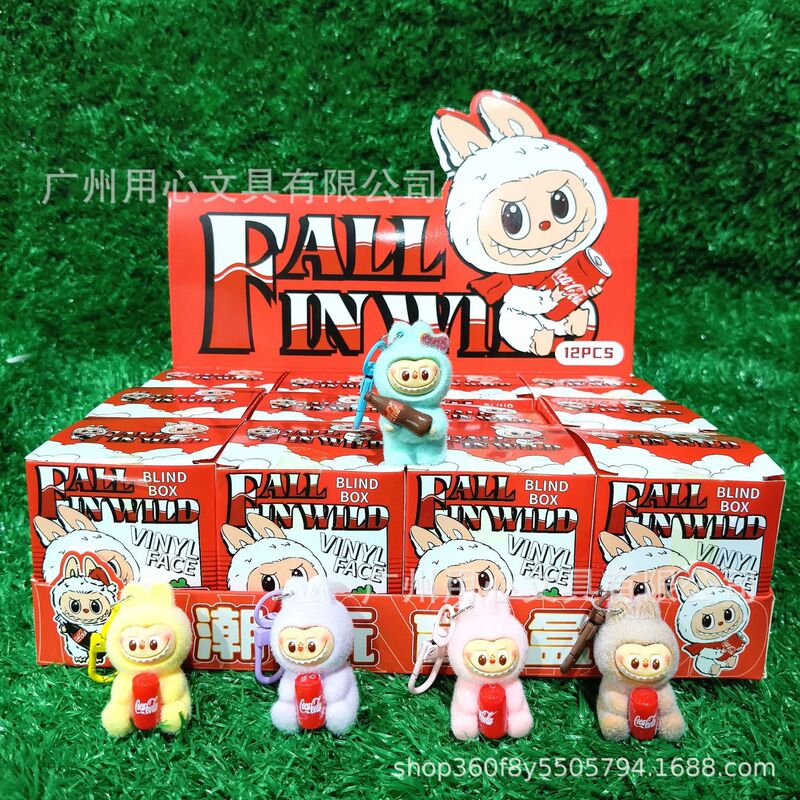 Labubu 漫画植毛フィギュアブラインドボックス高価値かわいいミニ人形デスクトップ装飾モデルギフト|undefined