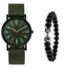 Nylon metal gold watch, universal case for elementary school students, new collection, simple and elegant design