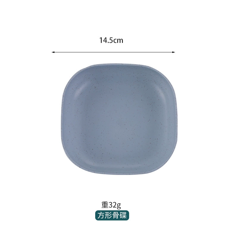 Children's Tableware Set, Wheat Straw Fiber, 6-Piece Fall-Proof Dinnerware for Home