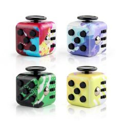 Source manufacturer's stress-relief magic: UV-printed, endlessly customizable green camouflage dice cube toy for finger pressure release and creative expression