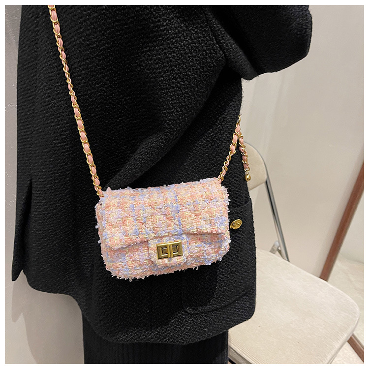 Nuovo vento profumato di lana autunno inverno nuova mini borsa a tracolla a forma di canapa e cotone da donna carina_voghion.com