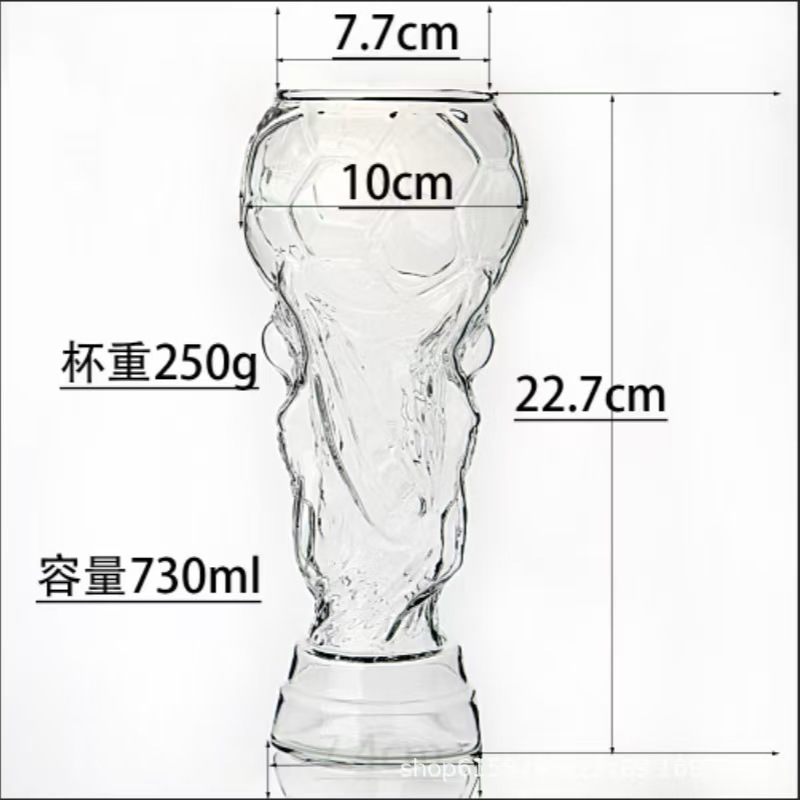 730ml 완전 투명 원형 헤라클레스 컵 (크라프트지 상자 포장) (스티커 미포함)