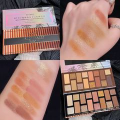 彩妝MYHO天生美肌16色眼影盤 珠光啞光ins同款眼影盤加州落日眼影