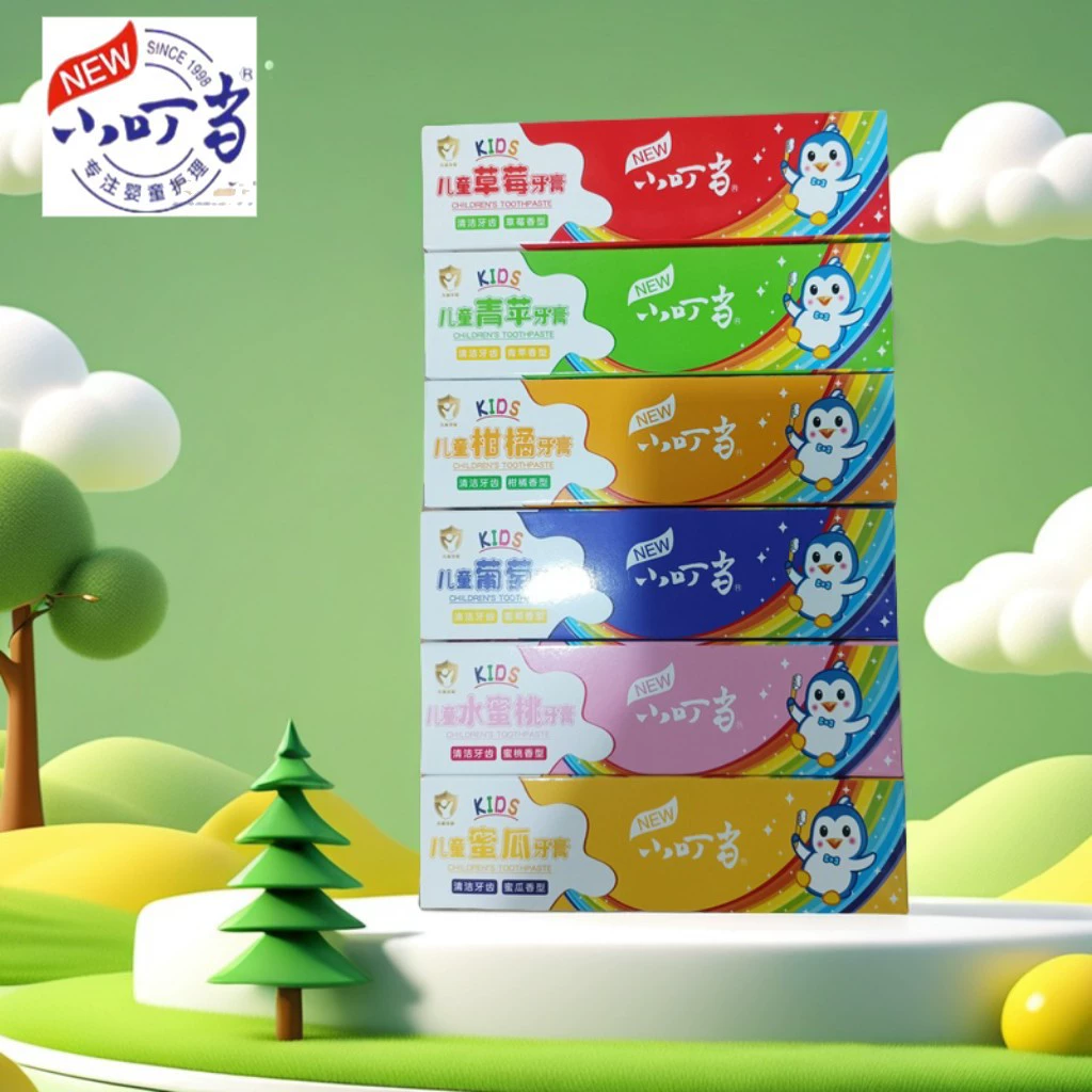 Оптовая продажа 50 г Dining Dong Детская зубная паста фруктовый аромат без фтора зубная паста фруктовый вкус зубная паста для супермаркета групповая покупка