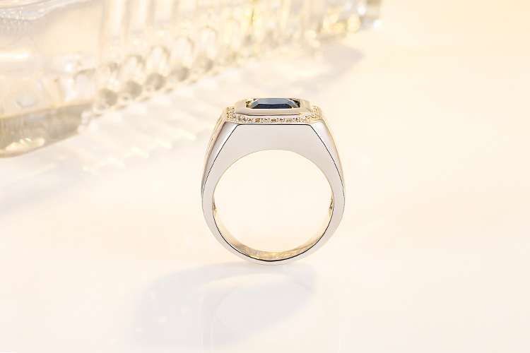 Fashion Geometric Copper Rings Inlay Zircon Copper Rings 1 Piece