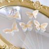 New product pearl ribbon butterfly and Huaya cake decorate the Qixi Valentine's Day love acrylic account
