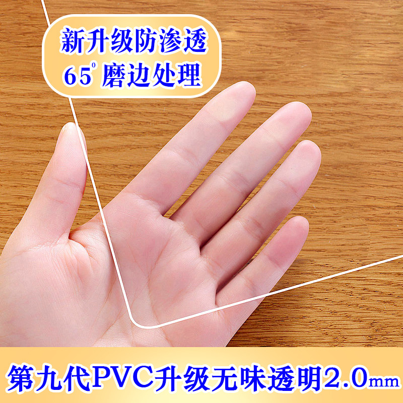 2.0mm 두께 * 투명하고 둥근 모서리, 산모 및 유아용 무취 및 항균