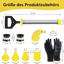 外贸款不锈钢五合一水泥砂浆填缝枪防盗门注浆器吸筒打灌门窗工具