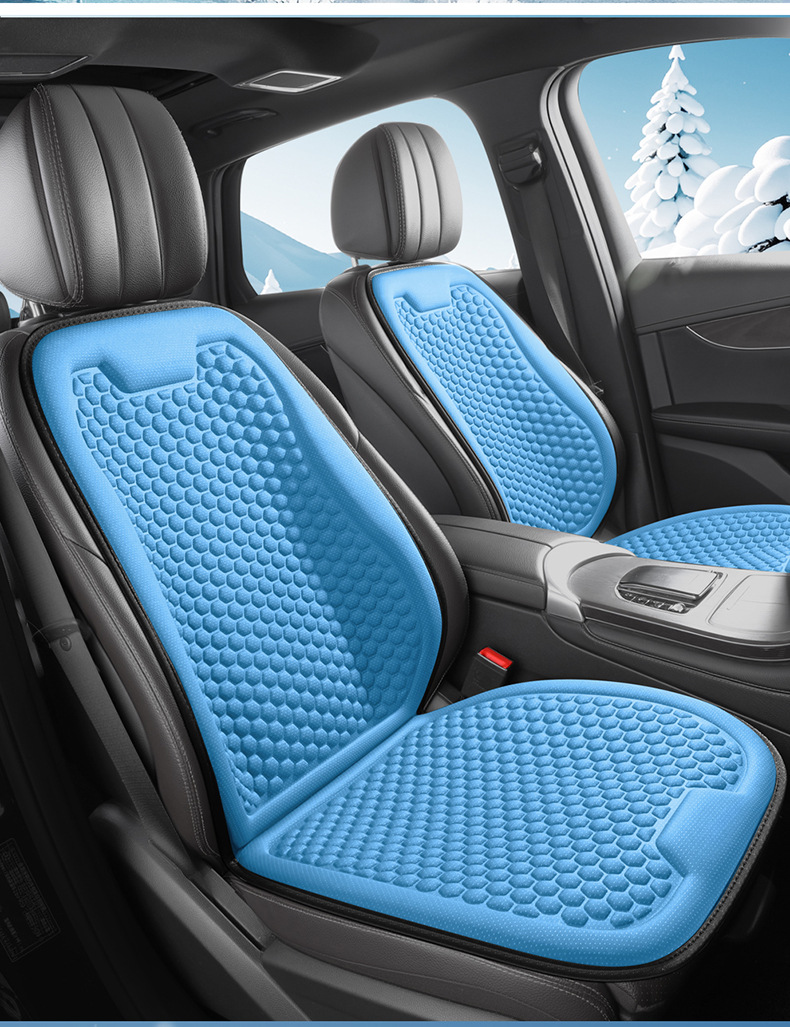 Car Gel Ice Seat Cushion, Universal for All Seasons, Truck Seat Cushion, Front Seat Cushion, Summer Breathable Seat Cushion, Summer Butt Cushion