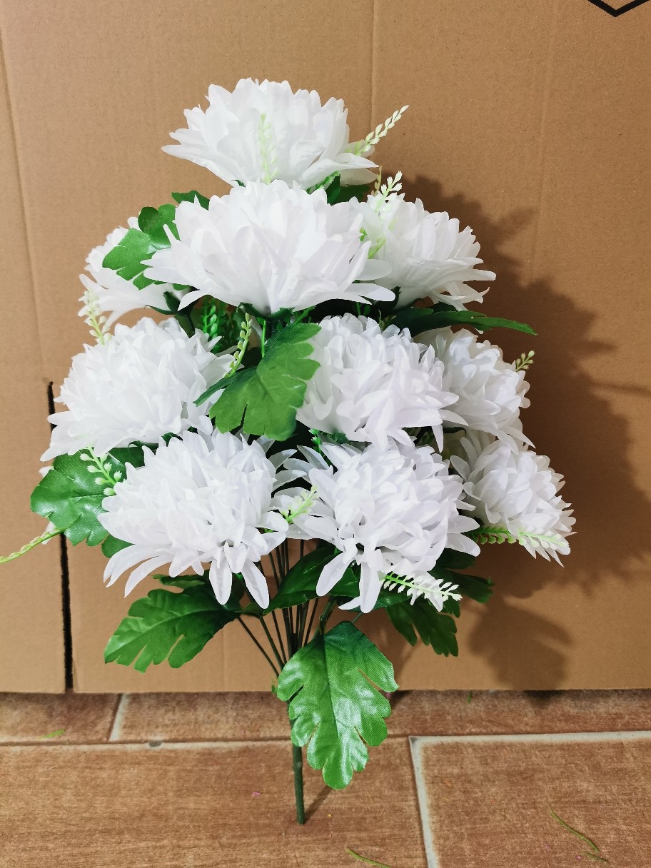 18 flores de cuerno delgado flores de decoración hechas a mano flores Qingming