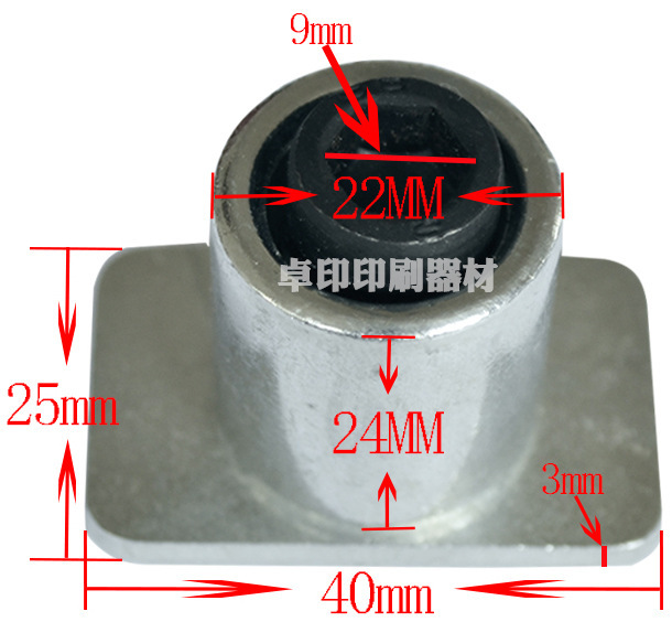 丝印码仔印花定位跑台铁码子固定圆小 圆大 方型马仔丝网印刷器材|undefined