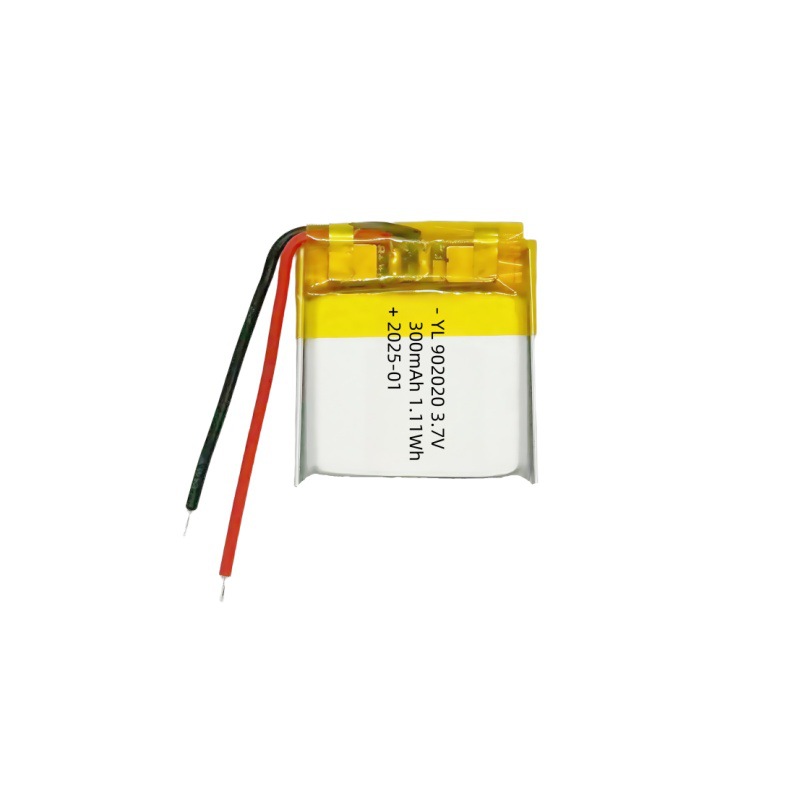 902020/300mAh 배터리(보호 보드 콘센트 포함)