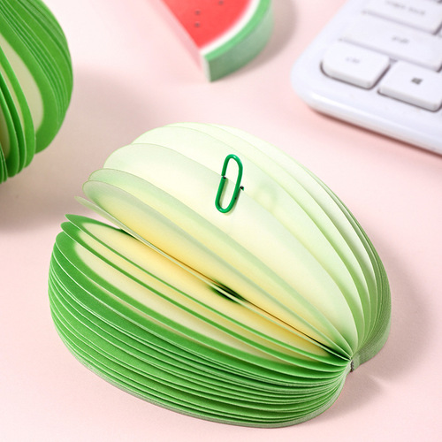 Creative fruit shape series note pad, compact and portable, office study note recording note paper wholesale