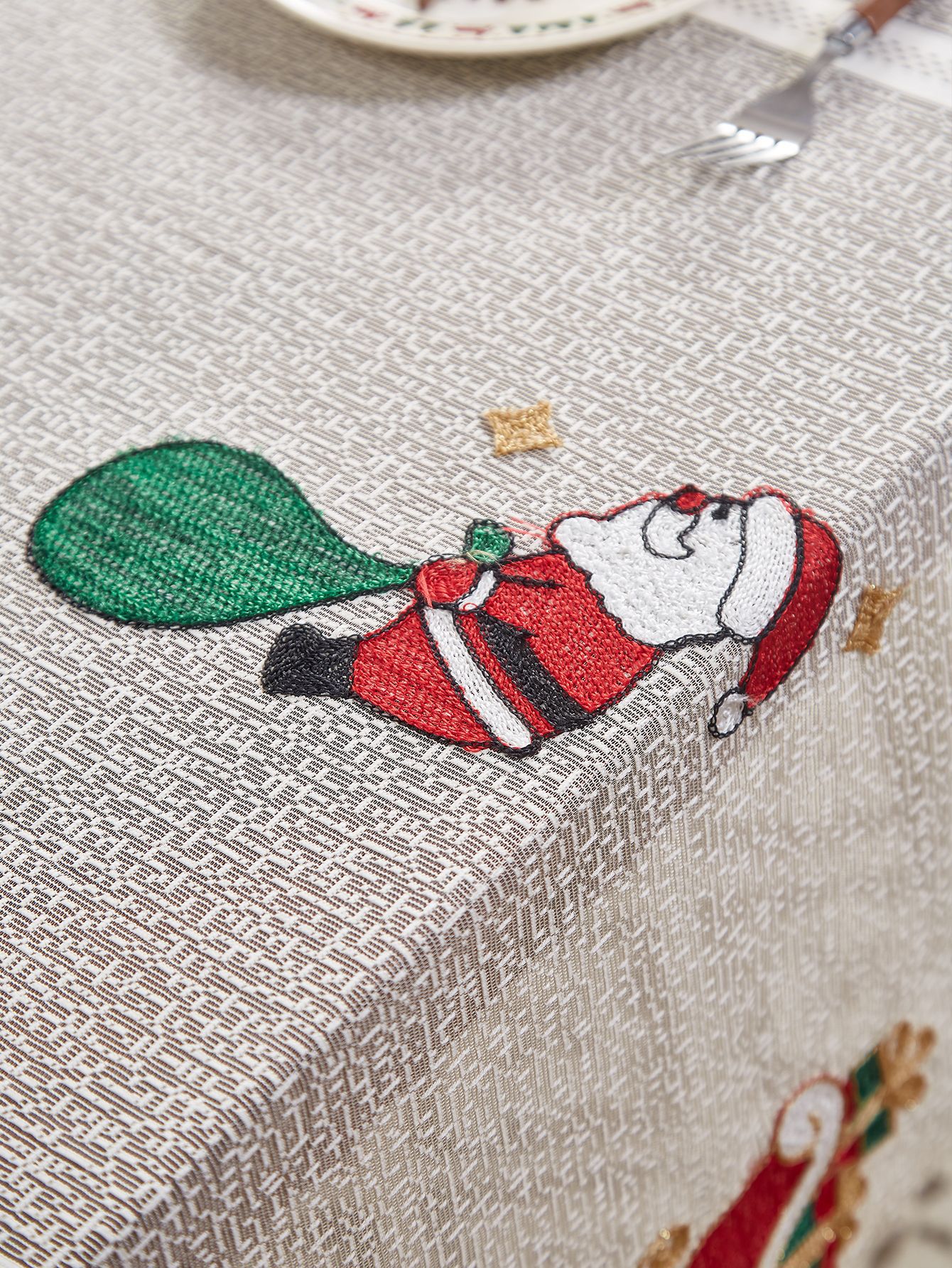 Natale Babbo Natale festa tavolo da tè tovaglia decorazione Natale tovaglia stampata atmosfera tovaglia transfrontaliera festa_voghion.com