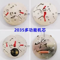 Аксессуары для часового механизма 2035 Многофункциональный многоигольный механизм Шестиконтактный механизм Звездный механизм 3/6/9 маленьких секунд абсолютно новый