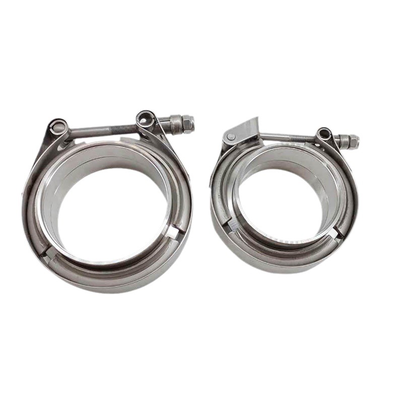 1.5英寸不锈钢汽车排气管V型卡箍304法兰美式抱箍卡扣304不锈钢