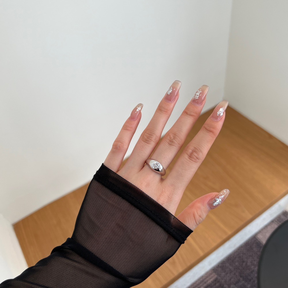 2g Weight Zircon Inlay Material Rings Classification 5, 9 Ring Size Holiday, Daily Occasion 925 Sterling Silver Material Geometric Pattern 2025 Spring and Summer Season Women's Gender Elegant, Simple Style Style 925 Sterling Silver Zircon Geometric Rings 925 Sterling Silver Rings 28