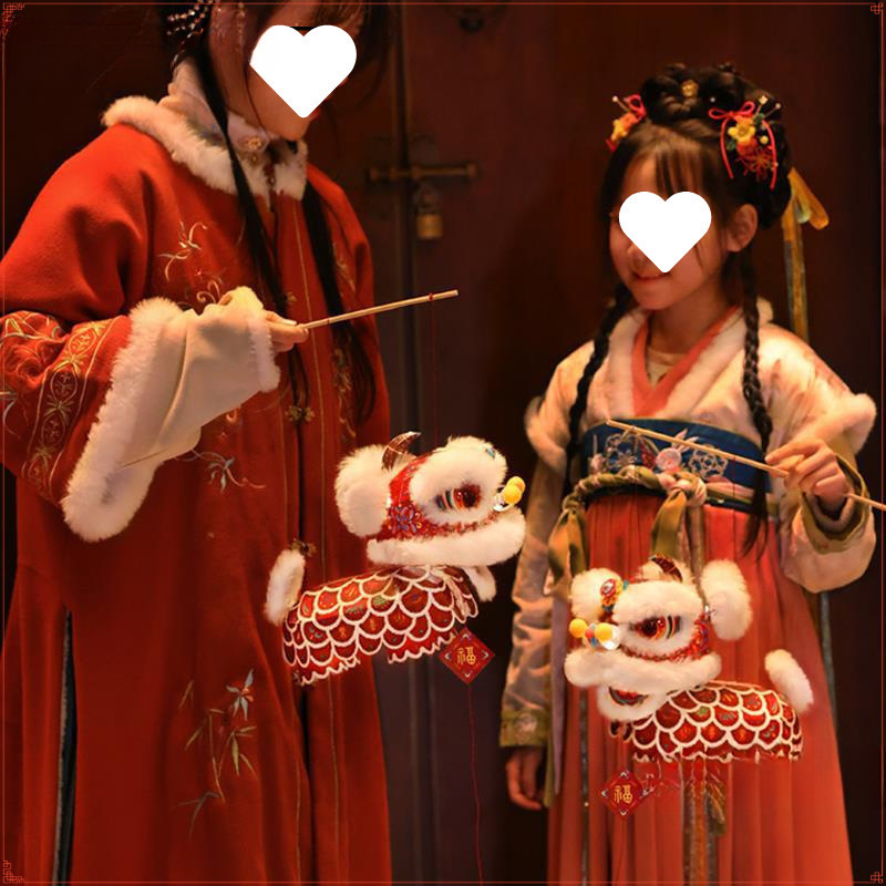 2025新年元宵节非遗醒狮灯笼手工diy材料包幼儿园儿童暖场宫花灯|undefined