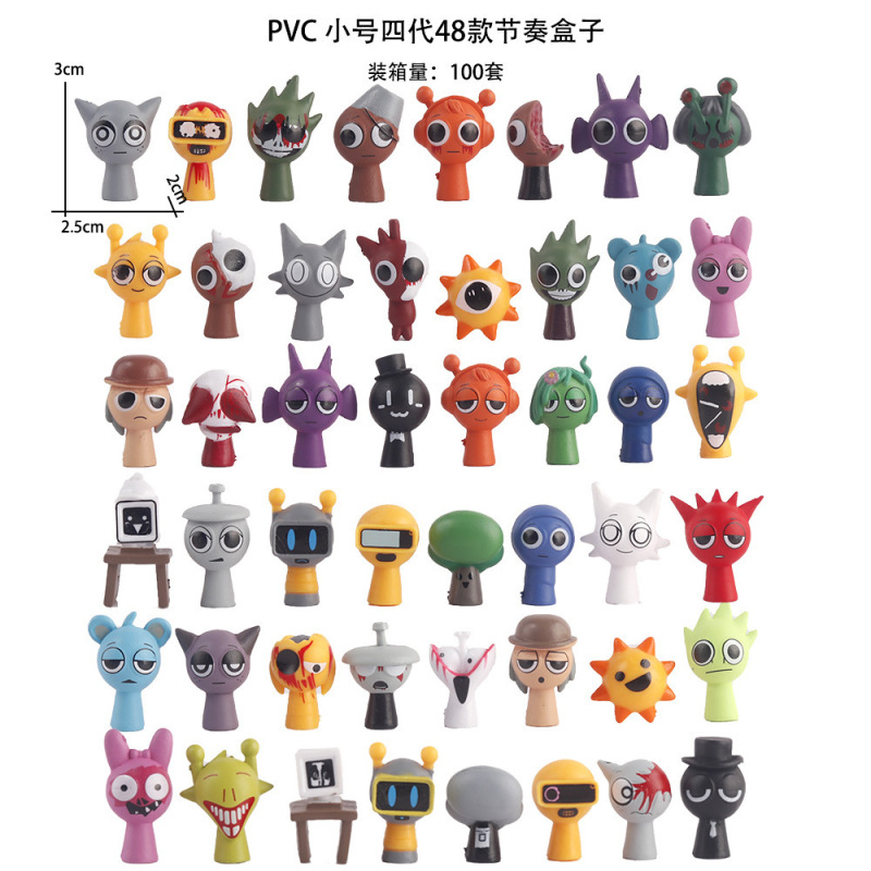 国境を越えた新商品のリズム箱の手作りの公仔デプラシモンジェヴィン音楽ゲームの周辺の置物の卸売り|undefined