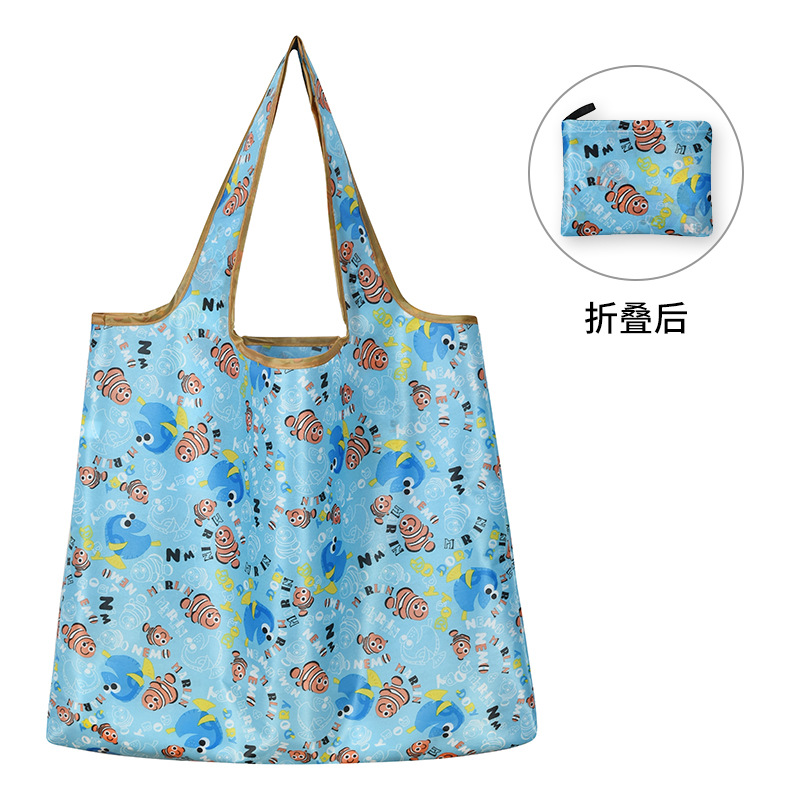 Bolsa de compras plegable grande para viaje, bolsa de supermercado ecológica, bolsa de almacenamiento portátil, bolsa portátil de gran capacidad image 17