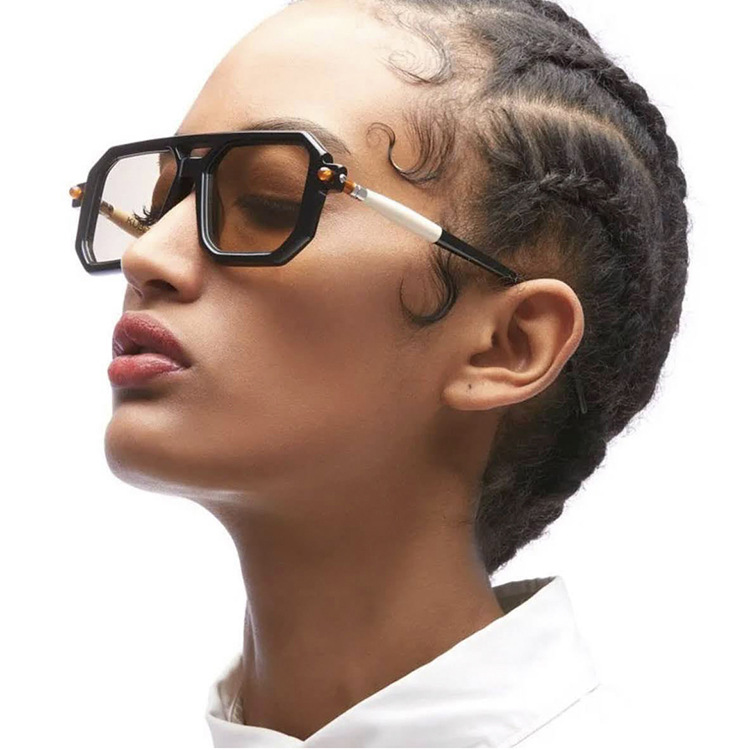 Geometric Pattern Women'S Gender Modern Style Geometric Ac UV400 Protection Square Full Frame Women's Sunglasses