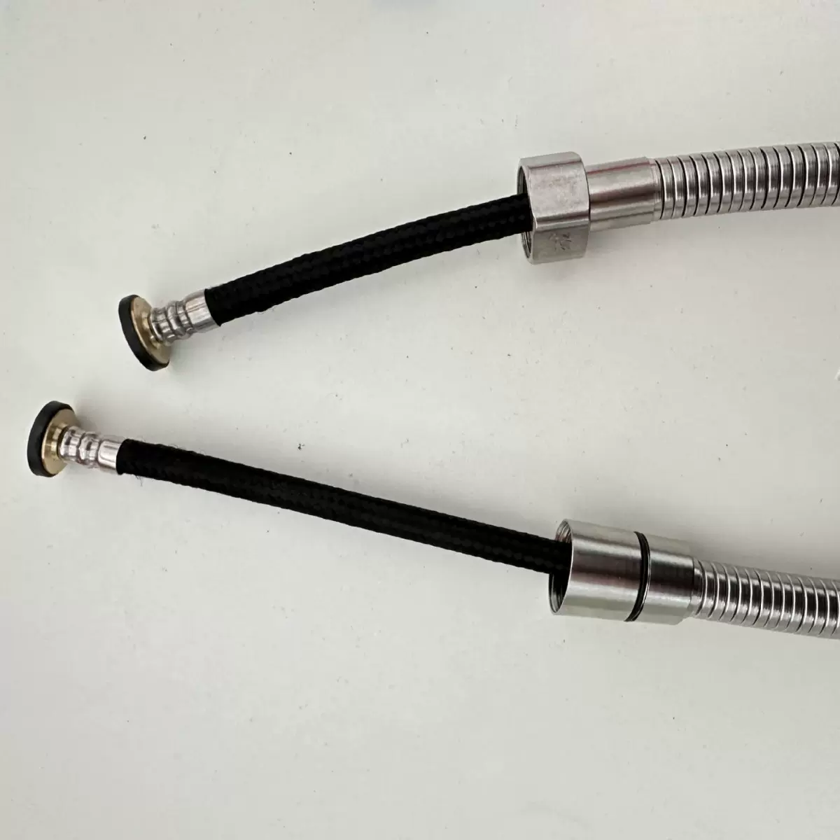 加厚不锈钢花洒软管黑色棉线内管防爆淋浴水管配件高抗压性