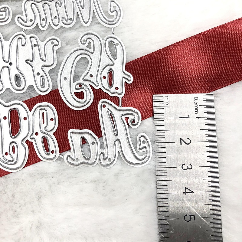 Troquel de corte DIY, cuchilla para scrapbook, molde metálico de acero al carbono grabado