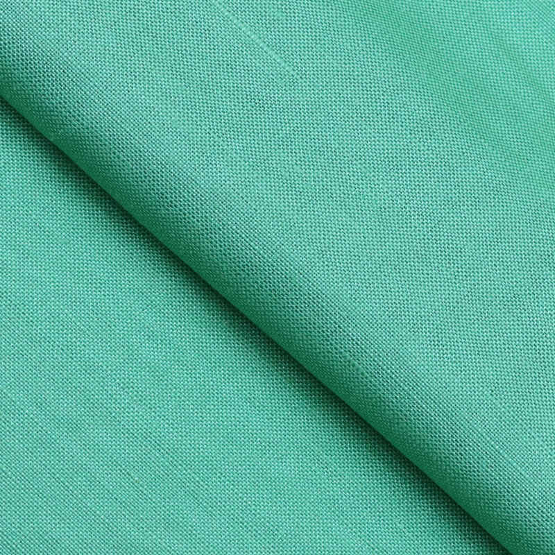 Tela de algodón de lino primavera y verano color sólido rayón viscosa de lino vestido de moda tela en stock al por mayor 3024