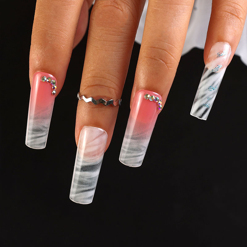 Use un parche de uñas largo y medio para adultos con un taladro de uñas de alta calidad verano 2023 nuevo