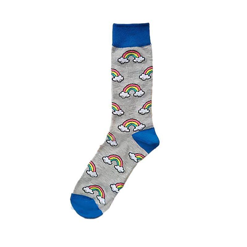 50g Weight Socks Classification Socks Lingerie Type Cotton Fabric Type A Pair Quantity Holiday, Daily Occasion Non-Slip Function Color Block, Landscape Pattern All Seasons Season Women's Gender Printing Design Simple Style, Classic Style Style Women's Simple Style Classic Style Color Block Landscape Cotton Printing Crew Socks A Pair 11