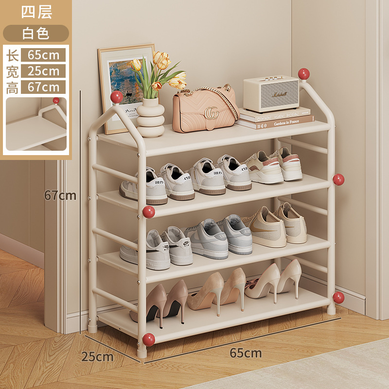 シンプルな靴ラック、家の玄関ホール、多層収納ラック、寮の小さな収納、シンプルな靴キャビネット 2025 新しいスタイル|undefined