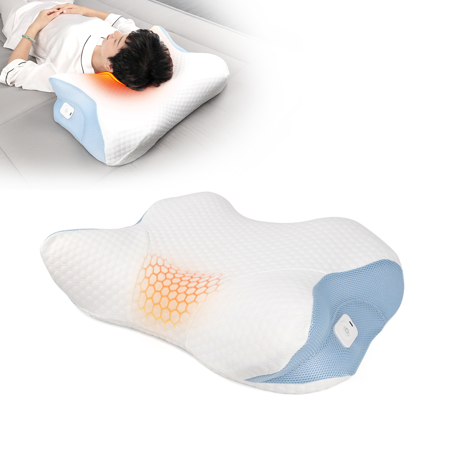 Almohada de Memoria Térmica Mariposa de Espuma Viscoelástica para Adultos image 3