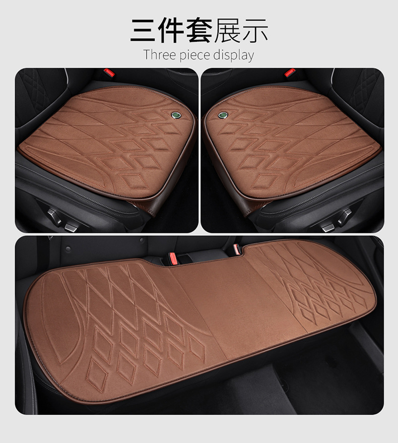 Cross-Border Wholesale Graphene Heated Car Seat Cushion Short Plush Winter Warm USB Socket Seat Cushion for Interior Use