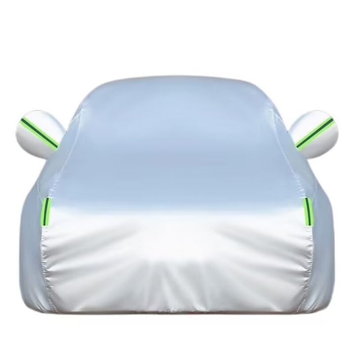 Manufacturer's Car Cover, Rainproof, Sunproof and Insulated, Thickeneded 210D Oxford Cloth Full Cover for All Seasons