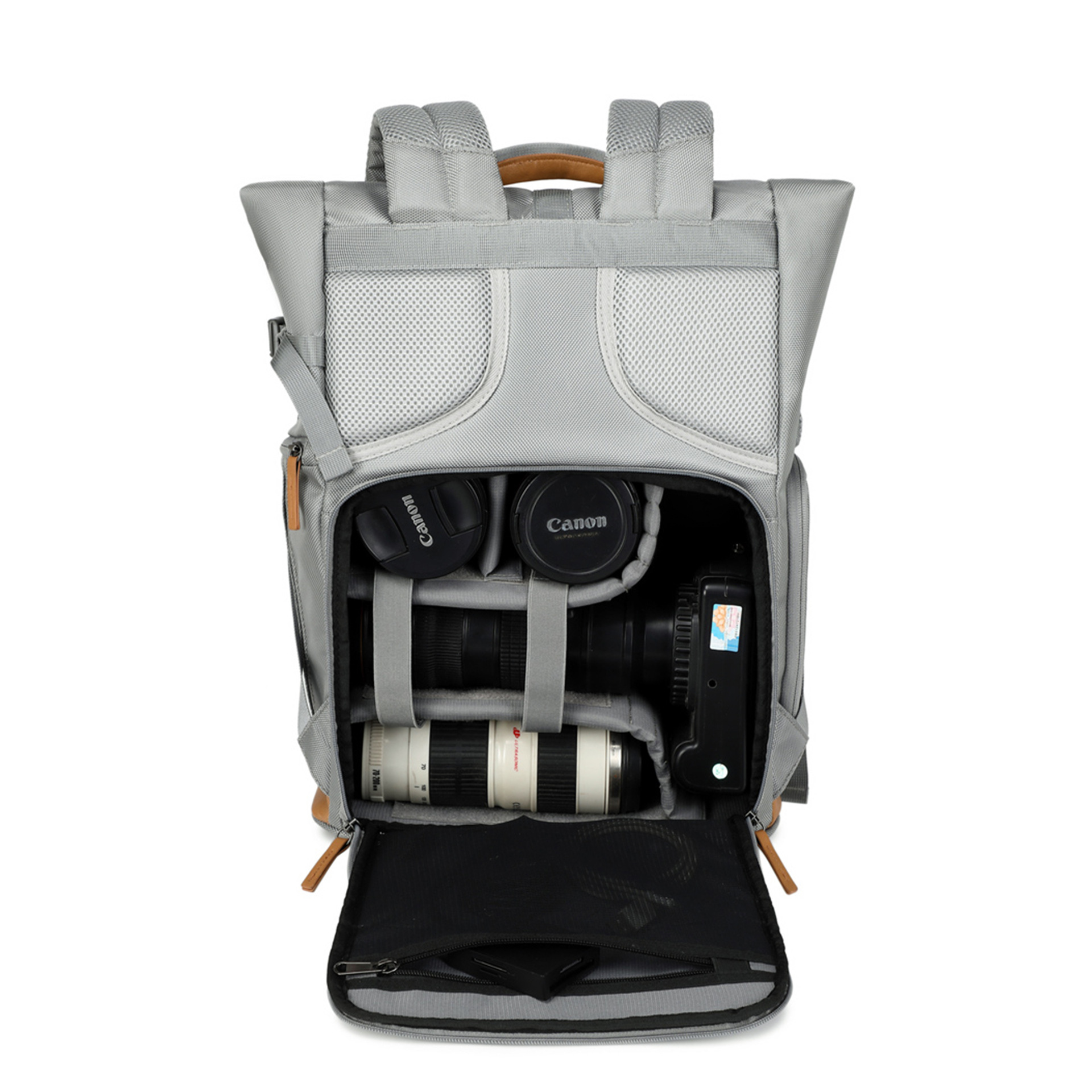 국경 간 패션 배낭 사진 배낭 롤탑 기능적 유행 디지털 가방 전문 야외 방수 SLR 카메라 가방