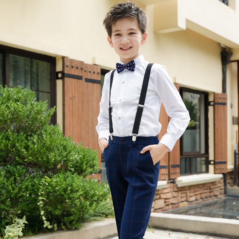 Vestido DE LOS NIÑOS traje niño anfitrión niña trajes niño rendimiento piano coro rendimiento traje
