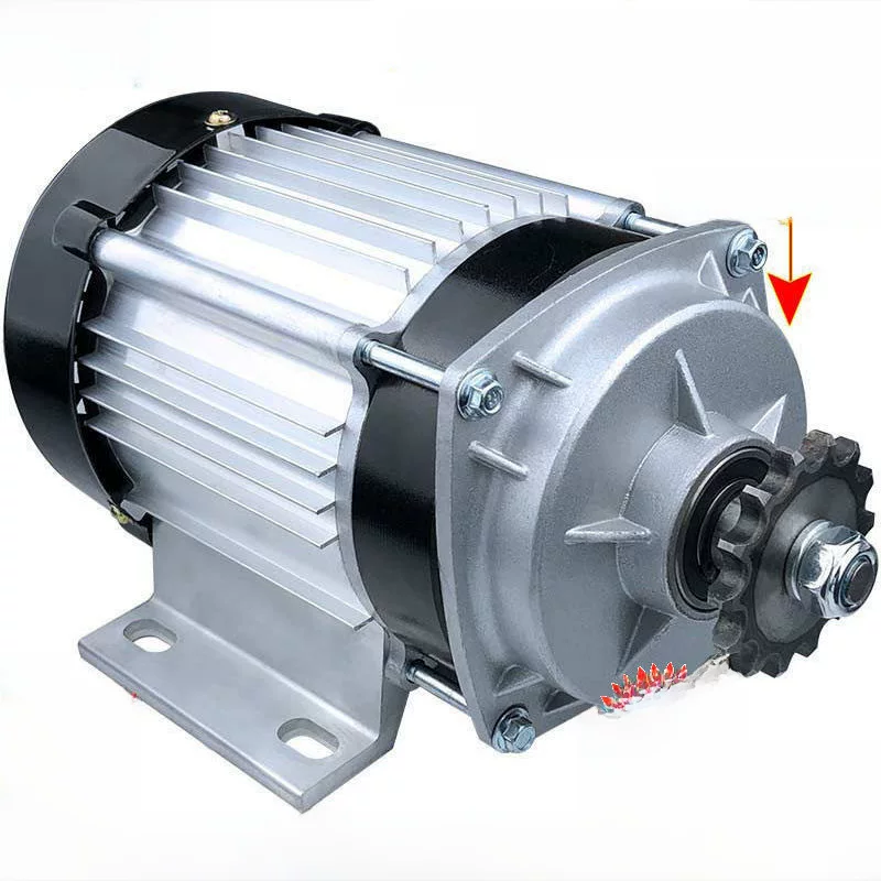 Электрический трёхколёсный бесколлекторный двигатель, 60V, 550W, 800W