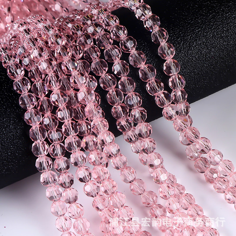 Un lote de 32 lados cuentas de tierra de cristal de color cuentas de fútbol de equipaje accesorios de ropa de bricolaje accesorios de joyería