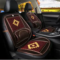 Автомобильная подушка для сиденья летняя деревянная подушка для сиденья с бусинами универсальная спинка цельный крутой коврик дышащий Простой деловой коврик