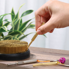 劍山矯正器輔助用品劍山針部清理矯正清理器日式花道插花工具兩用
