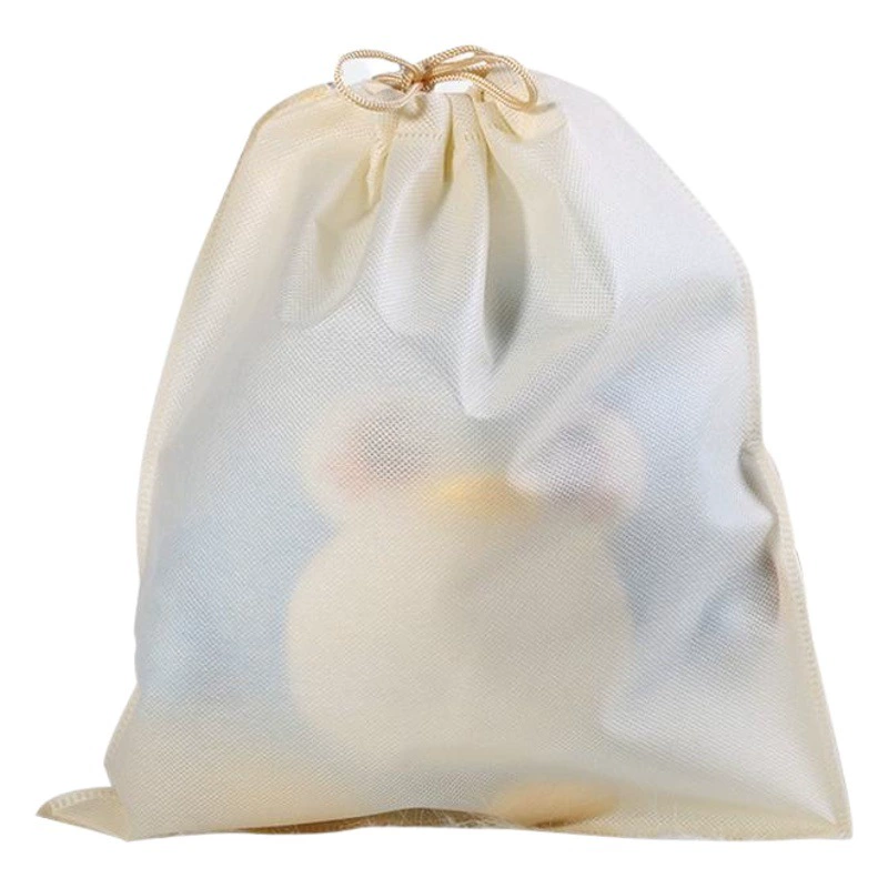 В наличии нетканый шнурок мешок drawstring одежда игрушки пылезащитный мешок для хранения пустая обувь упаковка мешок напечатанный логотип