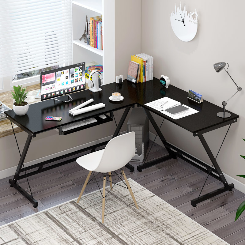 Corner Computer Desktop Table for Home Use, Small Apartment Bedroom Desk, Writing Desk, Simple Modern Modular Office Desk