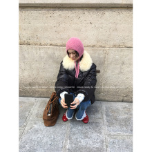 【11.11日 早10点上新 抢先加购】MONA 90白鸭绒滩羊毛领羽绒服女