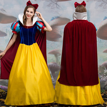 万圣节cosplay服装 童话故事成人白雪公主裙 冰雪奇缘舞台演出服