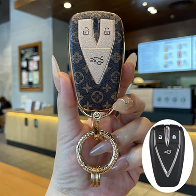 E-Star Folding Style Lumin | Car key bag - type-c-3-button-key-cover-trendy-ring