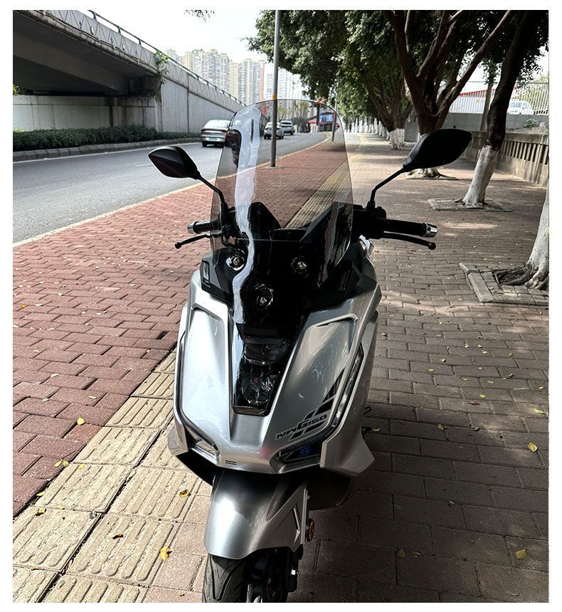 Suitable for Wuyang Honda Nwg150 Special Front Windshield Modification and Heightening Windshield Accessories