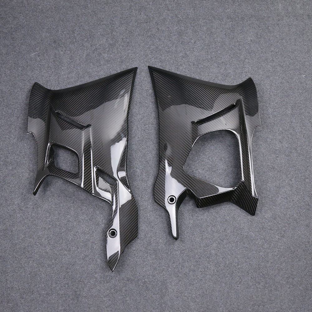 Suitable for new YAMAHA YAMAHA R3 lower spoiler carbon fiber shell motorcycle accessories lower large side plate