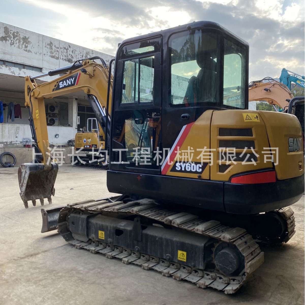 三一科技挖掘机 三一挖机SY60C挖土机 小型挖掘机配件出口